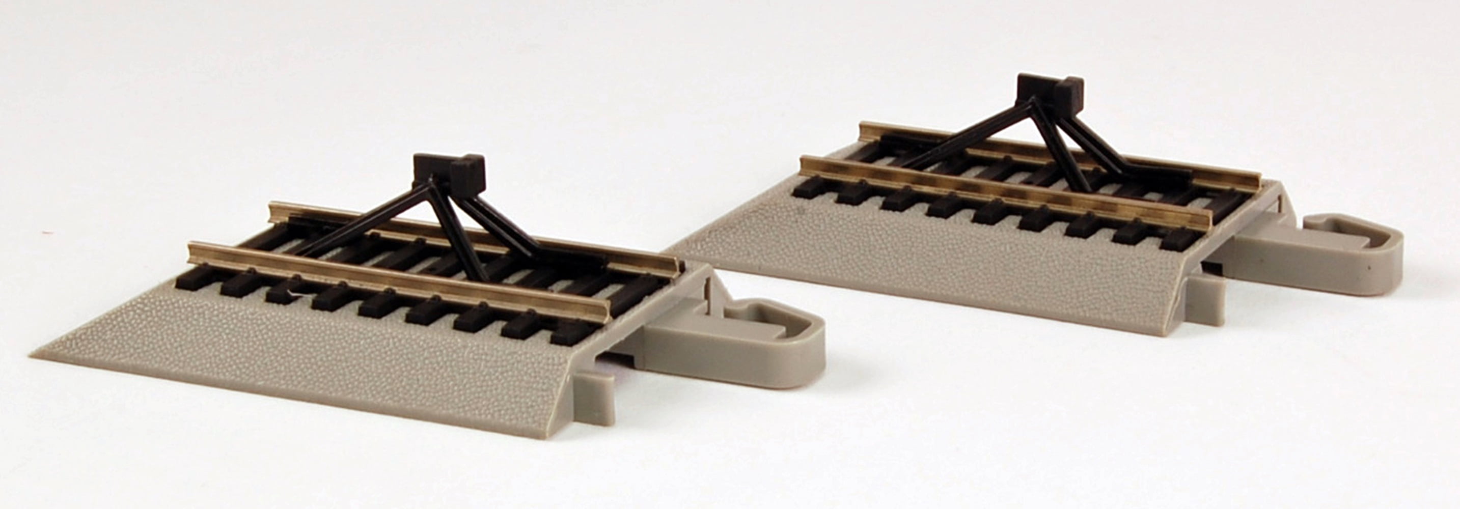 Bachmann N Scale Hayes Bumpers For E-Z Track - 2-Pack Nickel Silver Railroad Track End Stops
