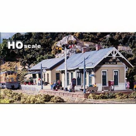 Design Preservation Models DPM40500 HO Scale Coal River Passenger & Freight Depots Kit