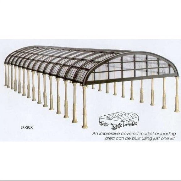 HO KIT Overall Roof (2) Multi-Colored