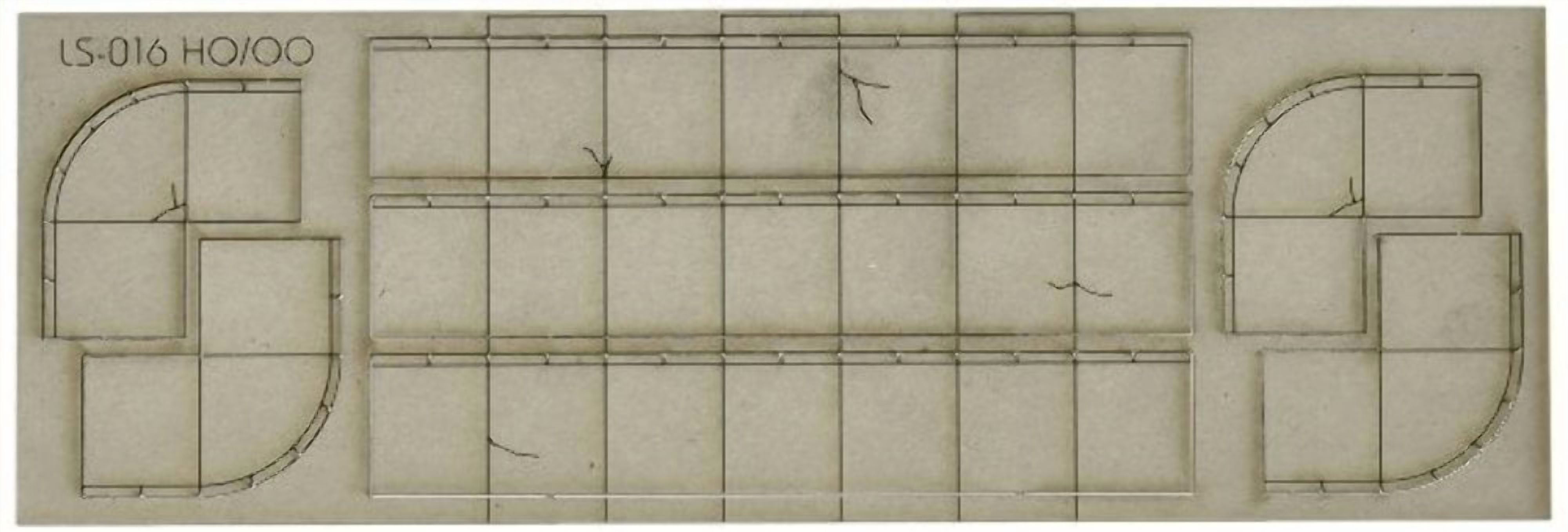 Bachmann HO Scale Train Accessories Concrete Sidewalk 39104