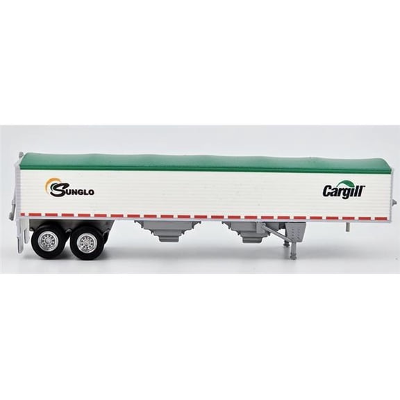 HO Logistics HO-HL-463 1-87 Scale SunGlo Covered Grain Trailer - Plastic