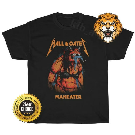HO Metal Beast Maneater 90s Vintage Style Music T-Shirt, Hall Oate Man Eater Shi