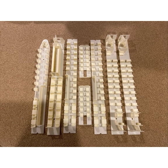 HO Model Train Passenger Cars Interior Set/lot. White Fits Athearn