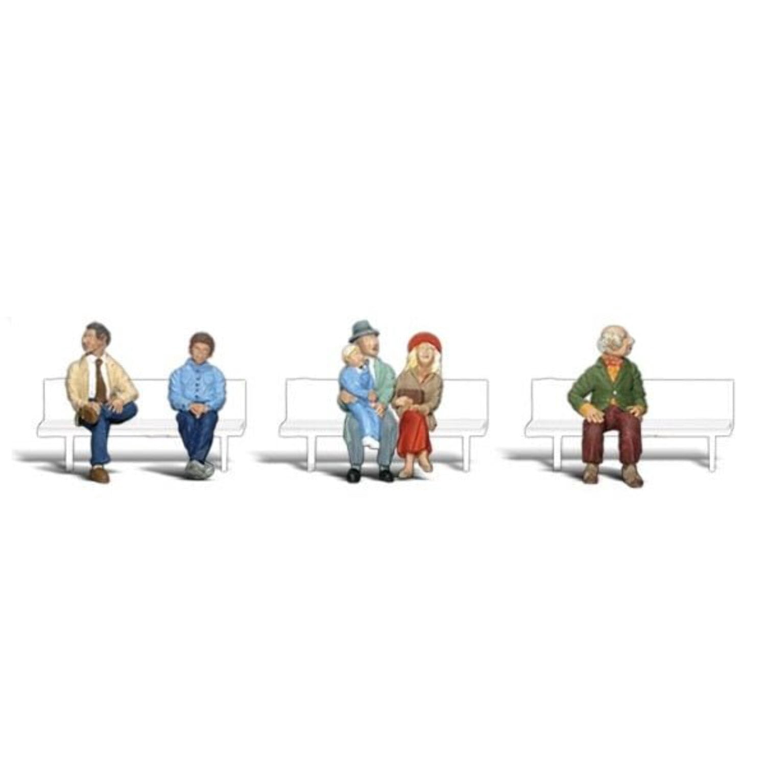 Passengers O Scale Woodland Scenics