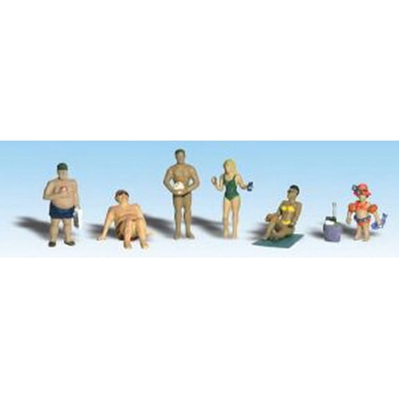 Sun Bathers Ho Scale Woodland Scenics