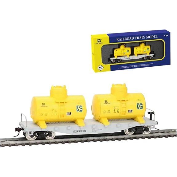 HO Scale 36 Foot Caboose Metal Wheelsets, Installed Knuckle Couplers, Classic American Freight Train Tail Car, Historic Cupola Design Rolling Stock Only