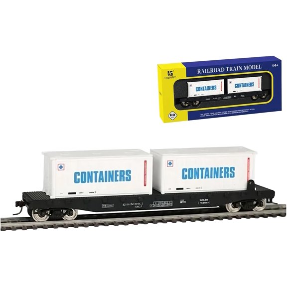 HO Scale 36 Foot Covered Sand & Gravel Service Car Metal Wheelsets, Installed Knuckle Couplers, Classic American Ballast & Aggregate Freight Car Rolling Stock Only