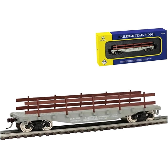 HO Scale 40 Foot Refrigerator Car (Reefer) Copper Wheelsets, Installed Knuckle Couplers, Classic American Ice Refrigerated Freight Car Design Rolling Stock Only