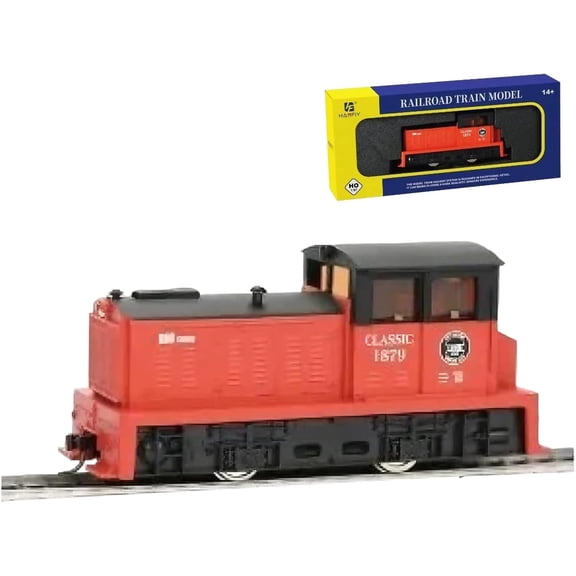 HO Scale DDT Industrial Diesel Locomotive (12V) Metal Wheelsets, Factory Installed Knuckle Couplers, Classic Plymouth Type Industrial Switcher  Locomotive Only