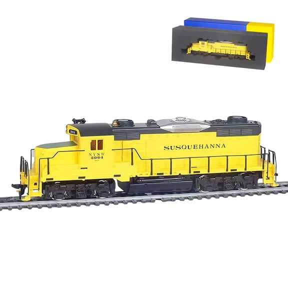 HO Scale GP 20 Diesel Locomotive Engine Susquehanna NYSW 2064, CNC Machined Metal Chassis, 14V Ready, Copper Wheels, Installed Knuckle Couplers, Historic Turbocharged GP 20 Design Engine Only