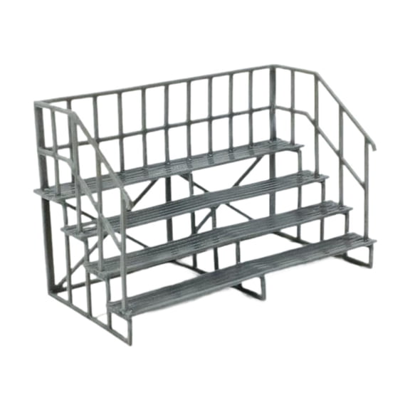 HO Scale Grandstand Model Collectible Display Resin Build for Model Railroads and Diorama Enthusiasts
