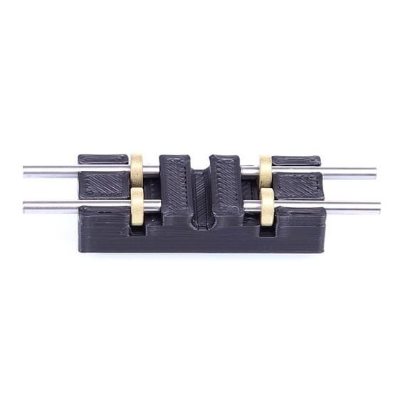 HO Scale Model Train Rolling Road Tester, 1:87 Scale Single Module Track for Locomotive Maintenance, Repair & Display