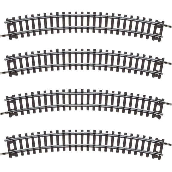 HO Scale R2 Curved Track 14.09" Radius (358mm) 30 Nickel Silver Rail