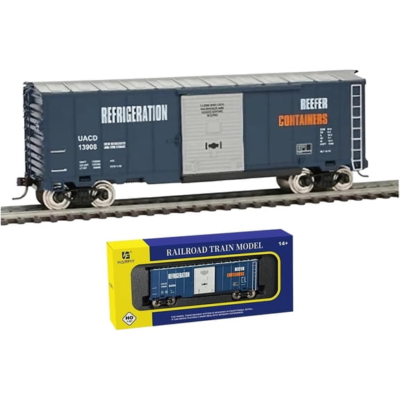 HO Scale Railway Carriage: 40-Foot Flat Car 1:87 Scale Model Crafted from Rust-Resistant Nickel Silver Alloy Compatible with HODC Series Track layouts98210