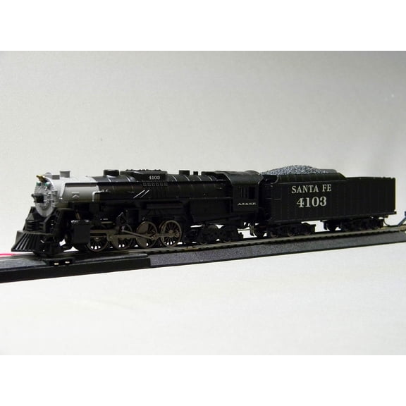 HO Scale Santa FE Cajon 2-8-4 STEAM Locomotive Engine w/Tender and Remote HO Gauge