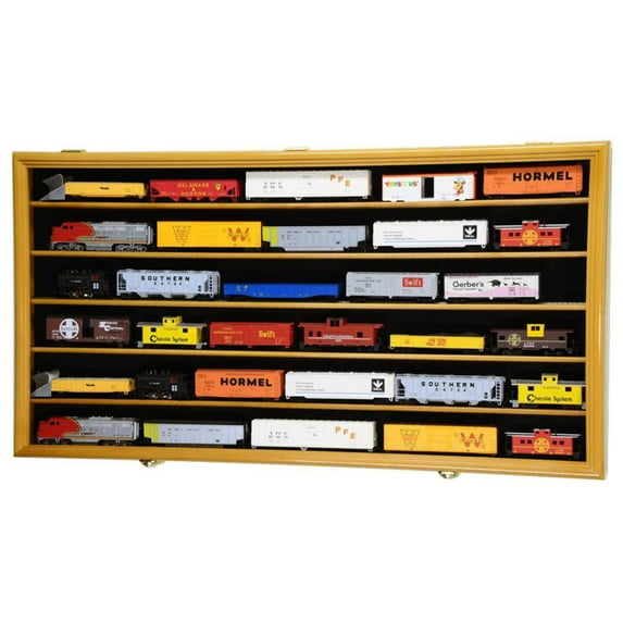 HO Scale Train Display Case Cabinet