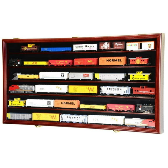 HO Scale Train Display Case Cabinet