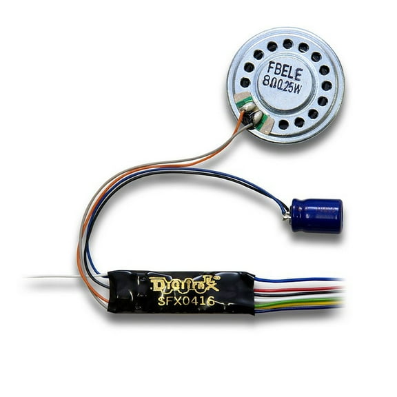 HO Sound Decoder, 8 Bytes 4-Function 1A