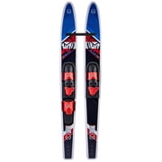 HO Sports Blast Combo Water Skis with Horseshoe Bindings and Rear Toe Strap Bar