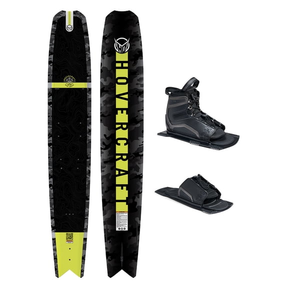 HO Sports Hovercraft Fluro Camo 67 Waterski with Stance Ultralight Bindings 7-11 & RTP