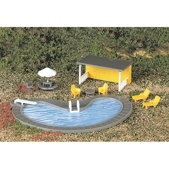 Bachmann - Park Accessories -- Swimming Pool & Accessories - HO - 42215