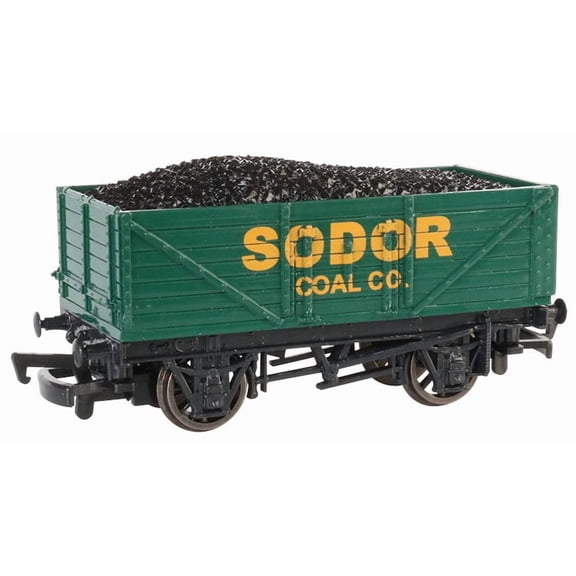 HO TTT Sodor Coal Co. Wagon w/Load