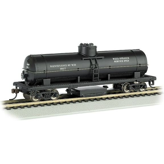 Bachmann - Track Cleaning Tank Car -- Maintenance-of-Way (Black) - HO