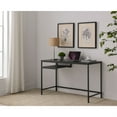 thumbnail image 1 of IN Room Furniture Designs Contemporary MDF Wood and Metal Desk in Black, 1 of 3