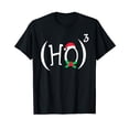 thumbnail image 1 of HO3 or HO Cube Funny Christmas Math Teachers Themed T-Shirt, 1 of 5