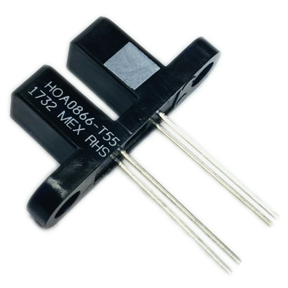 HOA0866-T55 Optical Switches, Transmissive, Phototransistor Output Transmissive 2 Mount Tabs