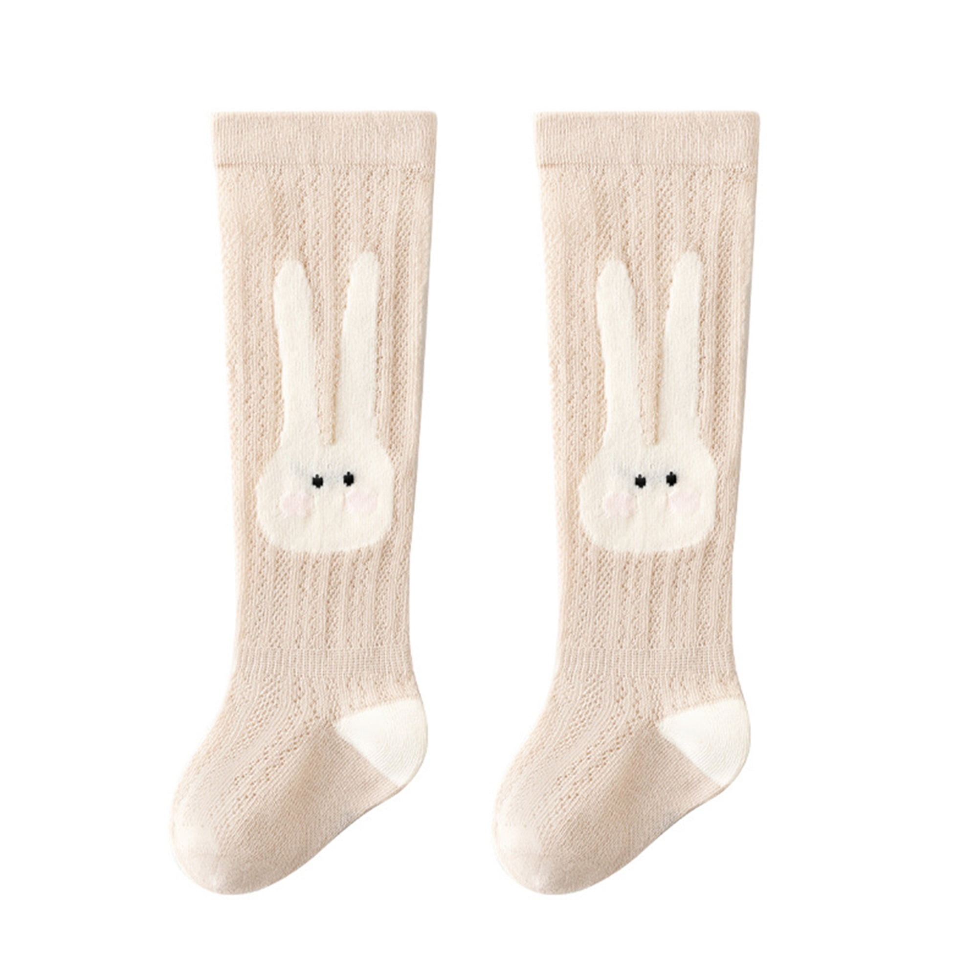 HOANSELAY Baby Girls Dress Socks Cute Bunny Over Knee Socks Newborn