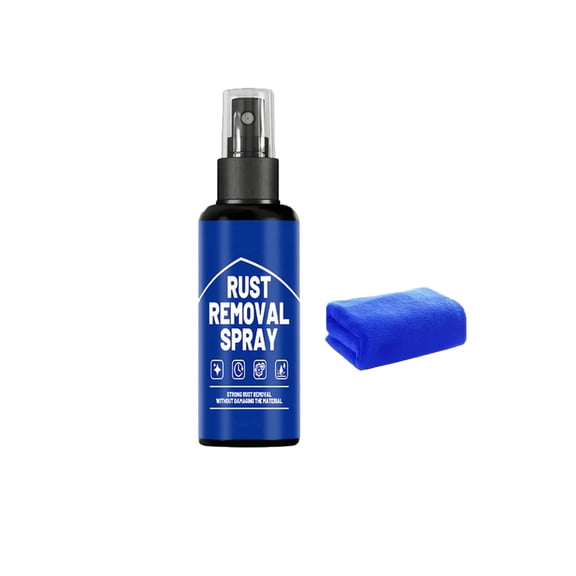 HOARBOEG 100ml Automotive Rust Remover Spray, Fast Acting Metal Rust Dissolver & Rust Inhibitor for Car Wheel Hub Screw Exhaust Pipe, Multi-Purpose Household Rust Prevention Cleaning Agent