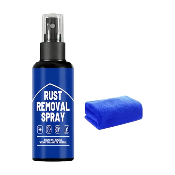 HOARBOEG 100ml Automotive Rust Remover Spray, Fast Acting Metal Rust Dissolver & Rust Inhibitor for Car Wheel Hub Screw Exhaust Pipe, Multi-Purpose Household Rust Prevention Cleaning Agent