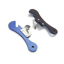 HOARBOEG 2pcs Can Opener Manual Stainless Steel Camping Can Opener, Portable Bottle Opener