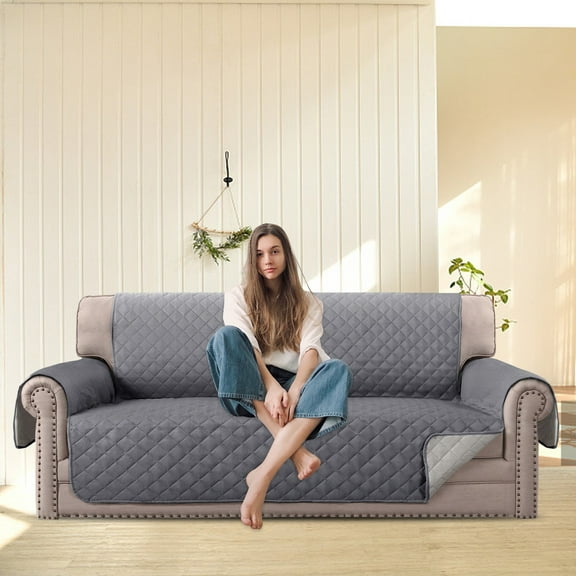 HOARBOEG 66.9*106.29in Three Person Sofa Cushion Large size Polyester Floor Cushions Durable Sofa Protection Cover Pad，Machine Washable Furniture Protector Mat Stylish Decorative Rugs