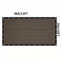 HOARBOEG 90% UV Block Shade Cloth for Garden & Patio, Sun Shade Fabric with Grommets - Durable Pergola Sunshade Cover, Outdoor Sun Block Fabric for Carport, Playground