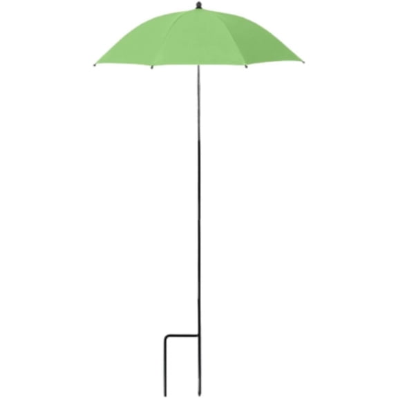 HOARBOEG Adjustable Garden Plant Umbrella Compact Sun Protection with Alloy Frame & Rainproof Polyester Fabric Shade Umbrella for Flower Beds, Potted Plants & Vegetables