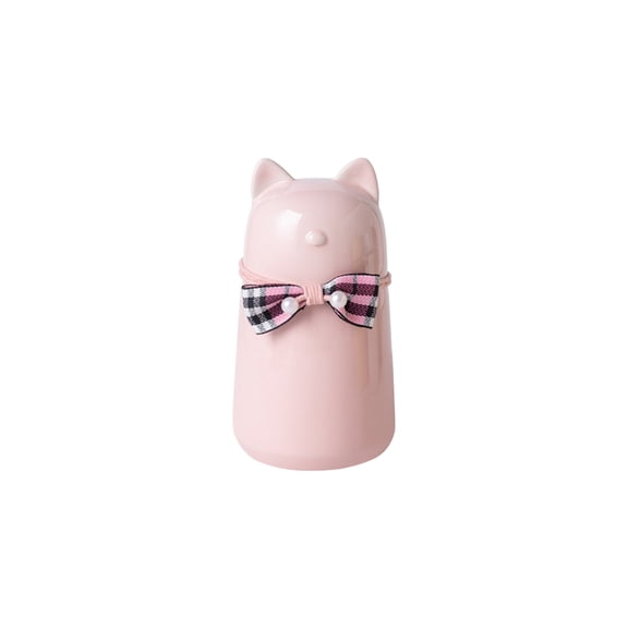 HOARBOEG Airtight Ceramic Pet Cremation Urn for Dogs and Cats Ashes, Sealed Keepsake Container for Pet Memorial, Watertight Storage Box for Pet Funeral or Home Display, Pink Small Animal Ash Holder