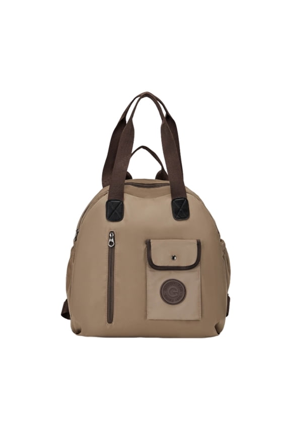 HOARBOEG Backpack- Multi Functional Backpacks Single Shoulder Bag Large Capacity Unisex Student Rucksack Cloth Bag Travel Bag, Khaki