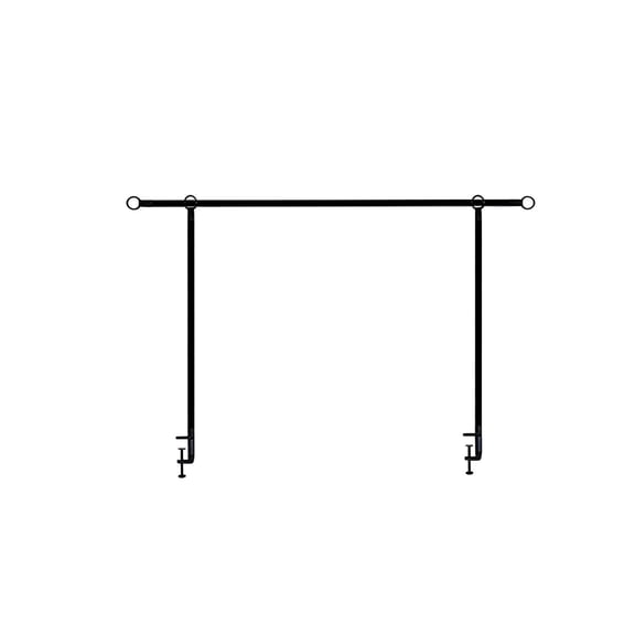 HOARBOEG Black Adjustable Tabletop Balloon Arch Frame – Lightweight Plastic Dessert Table Backdrop Arch Stand for Balloons, Floral Draping, Signage & Photo Booth, Wedding Birthday Party Decor