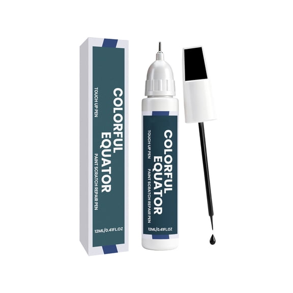 HOARBOEG Black Touch Up Paint Pen for Car Scratches, Automotive Scratch Repair Marker with 2-in-1 Tip, Waterproof Paint Restorer for Black Vehicle Body Rims
