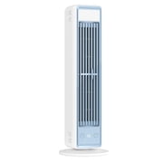 HOARBOEG Bladeless Tower Fan, Wall Mounted Silent Fan for Bedroom Dormitory Desktop, Portable Air Circulator with Remote Control, Small Air Conditioner for Home Office