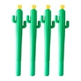 thumbnail image 1 of HOARBOEG Cactus Shaped Gel Pens 4PC Set - 0.5mm Black Ink Gel Pens, Comfortable Grip for Office & Home Fun Flower Topped Design - Ideal Gift & Stationer, 1 of 7