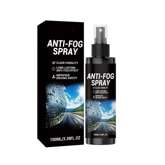 HOARBOEG Car Anti Fog Spray for Windshield, Glass Anti-Fog Cleaner for Car Windows, Defogger Spray for Interior Automotive Glass, Mirror Defogging