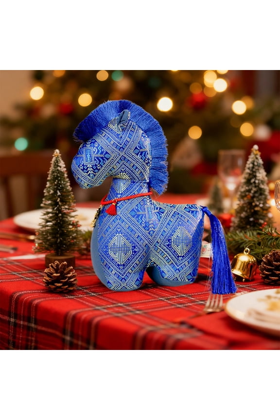 HOARBOEG Cartoon Cute Little Horse Plush Toy, 9.84inch Soft Stuffed Animal Doll for Decoration, 2026 Year of The Horse Gift for Teens, Festival Birthday Present