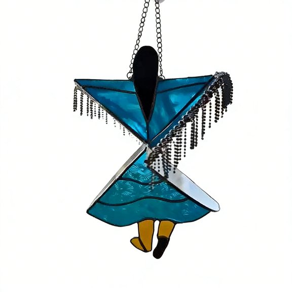 HOARBOEG Casual Shirts for Women Spring Summer Autumn Printed Buttons Long Sleeve V-Neck Top Button Tunic