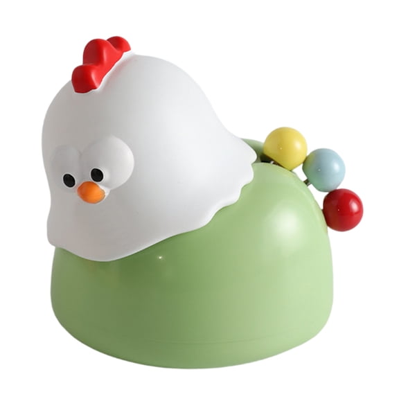HOARBOEG Chicken Toothpick Holder with Forks, Cute Chick-Shaped Kitchen Counter Organizer, Sealed Plastic Utensil Dispenser for Home & Office