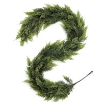 HOARBOEG Christmas Garland with Artificial Pine Cones, Artificial Christmas Vine Greenery Garland for Christmas Tree Decorations, Mantle, Staircase, Window, Door Hanging, Indoor Outdoor Xmas Decor