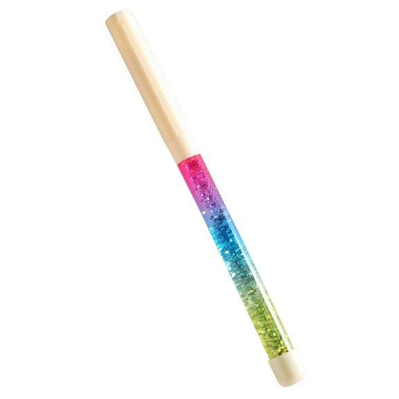 HOARBOEG Colorful Sequins Gel Pen - Dreamy Quicksand Water-based Rollerball Pen 0.47in*0.31in, Smooth Writing Refill Quick-drying Gel Pen