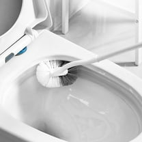 HOARBOEG Curved Toilet Bowl Brush Without Holder for Bathroom, Compact Toilet Brush Durable Under Long Handle Toilet Scrubber Multi Functional Cleaning Brush Hard hair Toilet Bowl Scrubber